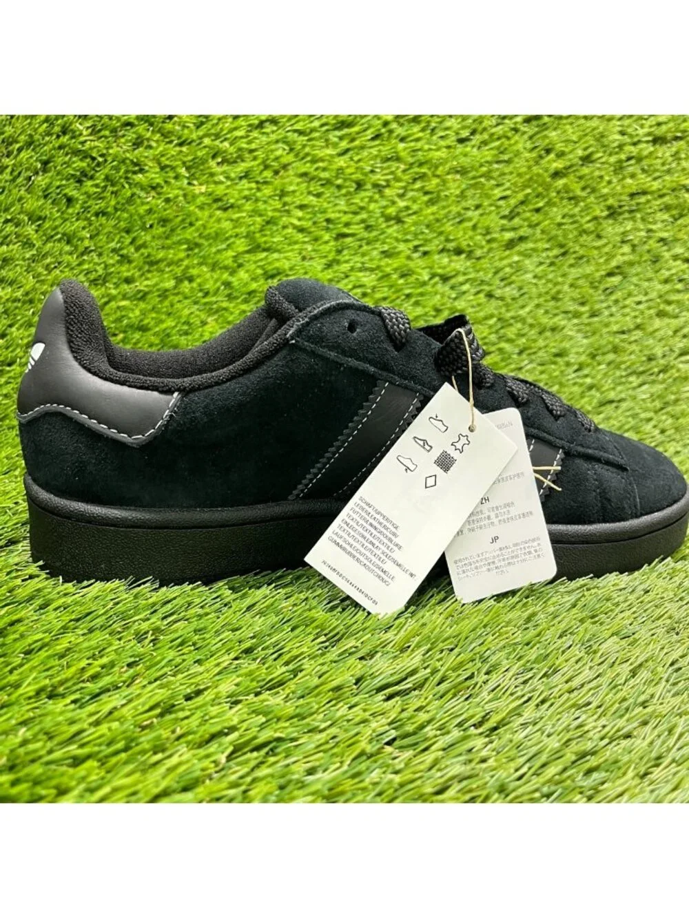 Adidas Campus 00s Mens Size 8.5 Core Black Athletic Walking Shoes Sneakers